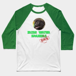 Irish Water Spaniels Rock! Baseball T-Shirt